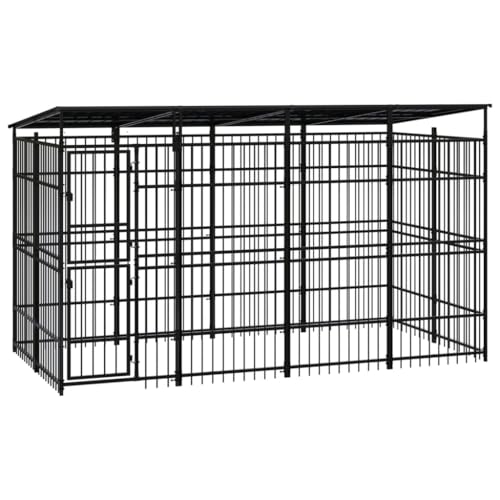hundebox Auto,hundehütte,Faltbare hundebox,Outdoor-Hundezwinger mit Dach Stahl 7,37 m²Entworfen für Garten und Terrasse. hundebox Auto,hundehütte,Faltbare hundebox,Outdoor-Hundezwinger mit Dach Stahl 7,37 m²Entworfen für Garten und Terrasse. von DYRJDJWIDHW