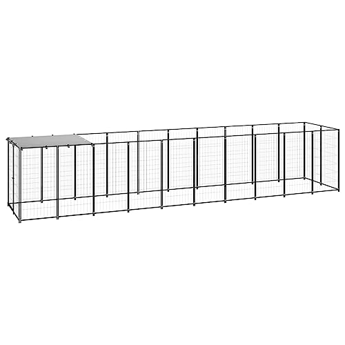 hundebox Auto Kofferraum,hundekäfig für zuhause,käfig,Hundezwinger Schwarz 6,05 m² StahlEntworfen für Garten und Terrasse. hundebox Auto Kofferraum,hundekäfig für zuhause,käfig,Hundezwinger Schwarz 6,05 m² StahlEntworfen für Garten und Terrasse. von DYRJDJWIDHW