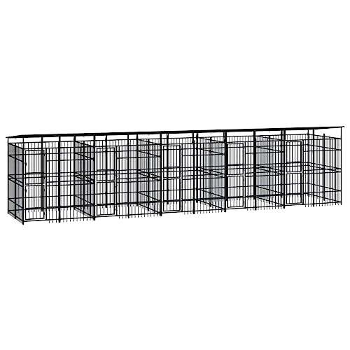 hundebox Auto Kofferraum,hundekäfig für zuhause,käfig,Outdoor-Hundezwinger mit Dach Stahl 18,43 m²Entworfen für Garten und Terrasse. hundebox Auto Kofferraum,hundekäfig für zuhause,käfig,Outdoor-Hundezwinger mit Dach Stahl 18,43 m²Entworfen für Garten und Terrasse. von DYRJDJWIDHW