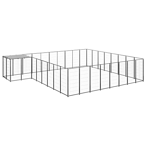 hundebox kleine Hunde,knuffelwuff hundebox,Hundezwinger Schwarz 20,57 m² StahlEntworfen für Garten und Terrasse. hundebox kleine Hunde,knuffelwuff hundebox,Hundezwinger Schwarz 20,57 m² StahlEntworfen für Garten und Terrasse. von DYRJDJWIDHW
