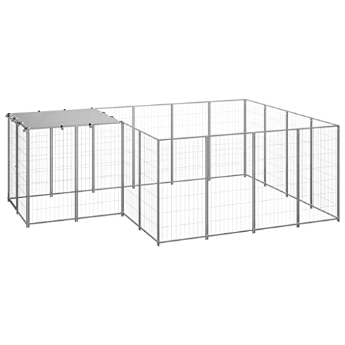 hundekäfig für zuhause,transportbox Hund,Dog Crate,Hundezwinger Silbern 6,05 m² StahlEntworfen für Garten und Terrasse. hundekäfig für zuhause,transportbox Hund,Dog Crate,Hundezwinger Silbern 6,05 m² StahlEntworfen für Garten und Terrasse. von DYRJDJWIDHW