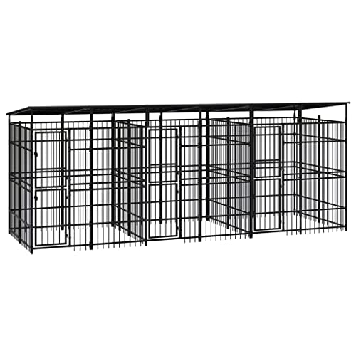 hundekäfig für zuhause,transportbox Hund,Dog Crate,Outdoor-Hundezwinger mit Dach Stahl 11,06 m²Entworfen für Garten und Terrasse. hundekäfig für zuhause,transportbox Hund,Dog Crate,Outdoor-Hundezwinger mit Dach Stahl 11,06 m²Entworfen für Garten und Terrasse. von DYRJDJWIDHW