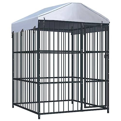 hundekäfig für zuhause,transportbox Hund,Dog Crate,Outdoor-Hundezwinger mit Überdachung 150 x 150 x 200 cmEntworfen für Garten und Terrasse. hundekäfig für zuhause,transportbox Hund,Dog Crate,Outdoor-Hundezwinger mit Überdachung 150 x 150 x 200 cmEntworfen für Garten und Terrasse. von DYRJDJWIDHW