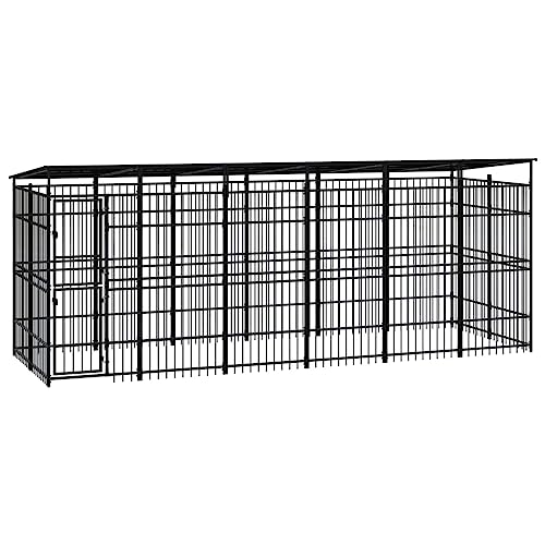 käfig Hund,hundegitterbox,hundezwinger Indoor,Outdoor-Hundezwinger mit Dach Stahl 11,06 m²Entworfen für Garten und Terrasse. käfig Hund,hundegitterbox,hundezwinger Indoor,Outdoor-Hundezwinger mit Dach Stahl 11,06 m²Entworfen für Garten und Terrasse. von DYRJDJWIDHW