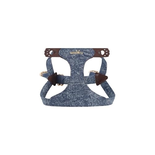 DYUES-SDOEMVIEN Hundegeschirr, Welpengeschirr, Geschirr for kleine Hunde, bequemes Design, Trainingsspaziergänge, reisefreundlich, sicherer Sitz(S-4-7KG) von DYUES-SDOEMVIEN
