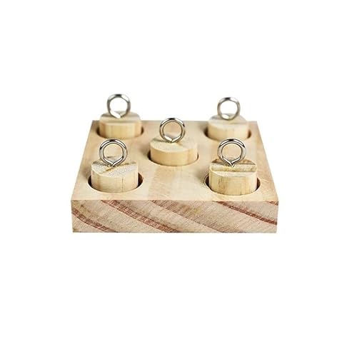 Papageienspielzeug, afrikanisches Grau, Wellensittich, Nymphensittich, Spielzeug, Vogelspielzeug für Käfigvögel, interaktives Futter-Puzzle, Kletterschaukel, Vogelkäfig-Zubehör (A) von DYUES-SDOEMVIEN