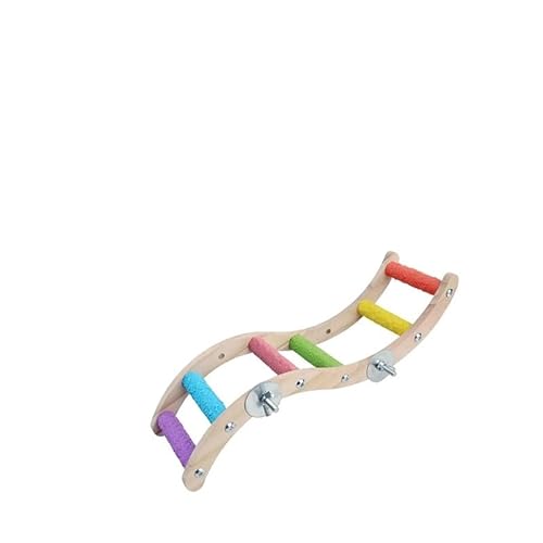 Papageienspielzeug, afrikanisches Grau, Wellensittich, Nymphensittich, Vogelspielzeug für Käfigvögel, interaktives Futter-Puzzle, Kletterschaukel, Vogelkäfig-Zubehör (Stil B) von DYUES-SDOEMVIEN