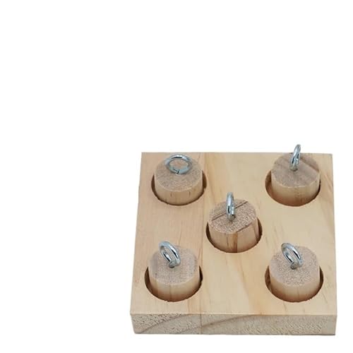 Papageienspielzeug, afrikanisches Grau, Wellensittich, Nymphensittich, Vogelspielzeug für Käfigvögel, interaktives Futter-Puzzle, Kletterschaukel, Vogelkäfig-Zubehör (Typ C) von DYUES-SDOEMVIEN