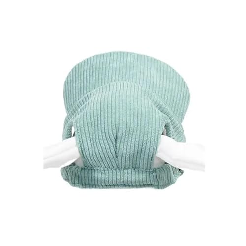 Verstellbare Baseballkappe für Hunde, atmungsaktiv, weich, Eltern-Kind-Mütze mit Ohrlöchern, für Sonnenwandern (Grün, XL) von DYUES-SDOEMVIEN