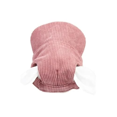 Verstellbare Baseballkappe für Hunde, atmungsaktiv, weich, Eltern-Kind-Mütze mit Ohrlöchern, zum Sonnenwandern (Rosa, XS) von DYUES-SDOEMVIEN