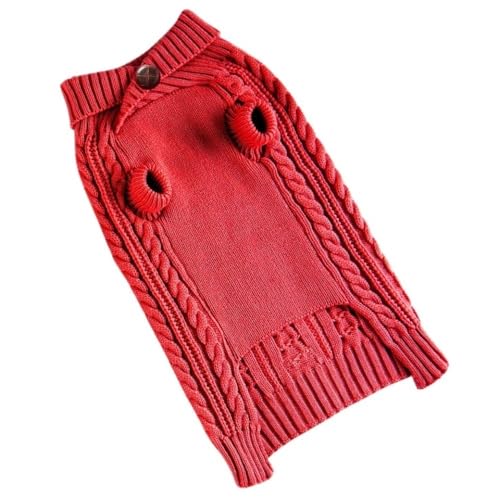 Winterwarmer Hundestrickpullover, einfacher, weicher, atmungsaktiver Hundepullover, Haustierpullover, Strickpullover, geeignet for kleine, mittlere und große Hunde, helle Farben, einfach an- und auszu Winterwarmer Hundestrickpullover, einfacher, weicher, atmungsaktiver Hundepullover, Haustierpullover, Strickpullover, geeignet for kleine, mittlere und große Hunde, helle Farben, einfach an- und auszu von DYUES-SDOEMVIEN
