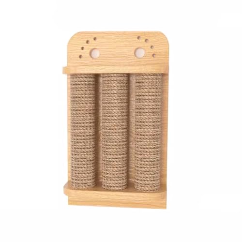 DYUNCZ Katzen Kletterwand, Katzen Wandelemente, Wandregal und Sitzstange, Katzenstufen for Schlafen, Spielen, Klettern und Faulenzen – Trägt Problemlos Bis Zu 35 Pfund (Color : Cat Scratching Post) von DYUNCZ