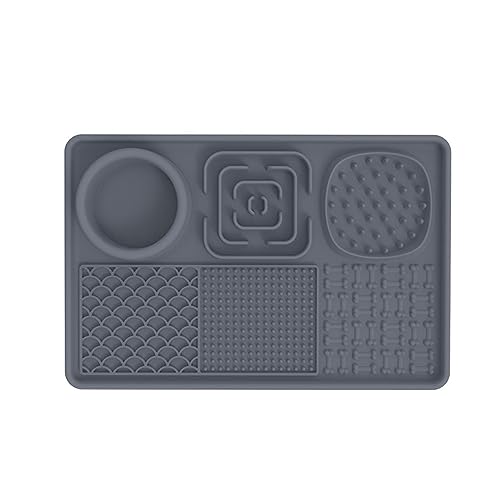 Pet Licking Matten, Pet Food Utensils, Dog Slow Food Matten, Platzsets, Saugnäpfe, Slow Food Matten, Hund Leckpads von DZDPIYEZA