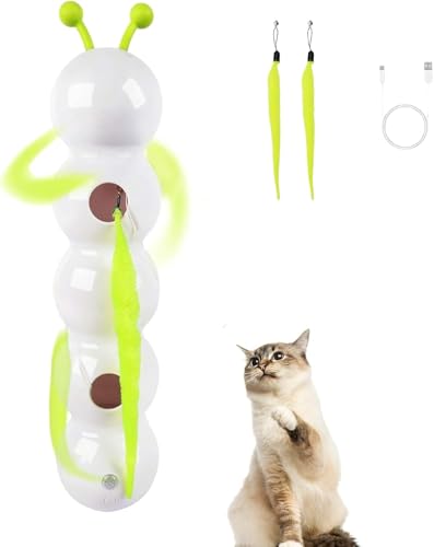 1 Stück Wusel Wurm Katzen Spielzeug, Smart Motion Katzenspielzeug Mit Saugnapf,Interaktives Katzenspielzeug Selbstbeschäftigung,Wand & Fenster Montiert Interaktives Katzenspielzeug, Für Kitten 1 Stück Wusel Wurm Katzen Spielzeug, Smart Motion Katzenspielzeug Mit Saugnapf,Interaktives Katzenspielzeug Selbstbeschäftigung,Wand & Fenster Montiert Interaktives Katzenspielzeug, Für Kitten von DZHCBNE