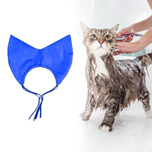 1Stück Katzen Duschkappen, Katzenduschkappe, Badekappe Für Hunde Haustier Duschkappe, Verstellbare Badekappe Hund Hundeohrenabdeckung, Polyester Ohrenschutz Wasserdicht Kopfverpackung, Tierbedarf 1Stück Katzen Duschkappen, Katzenduschkappe, Badekappe Für Hunde Haustier Duschkappe, Verstellbare Badekappe Hund Hundeohrenabdeckung, Polyester Ohrenschutz Wasserdicht Kopfverpackung, Tierbedarf von DZHCBNE