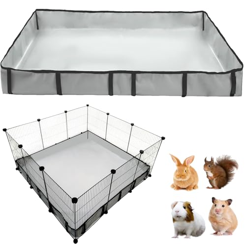 DZWLKJ Meerschweinchen-Käfig-Auskleidung, wasserdichte und waschbare Unterseite, auch für Kaninchen, Hasen, Chinchillas, Igel, Frettchen und andere Kleintiere (91,4 x 91,4 cm) von DZWLKJ