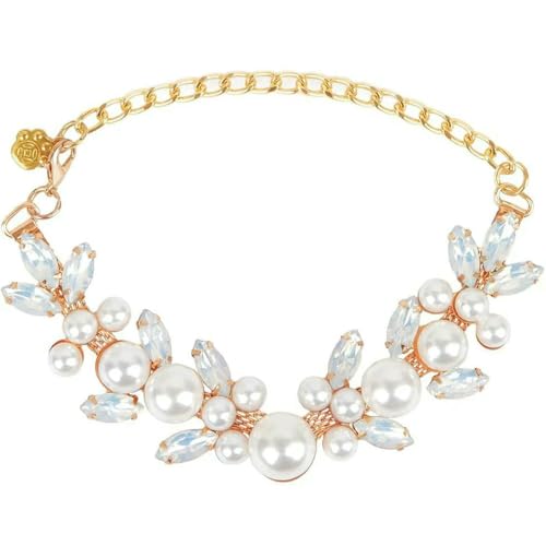 DaBingDian Mode Haustier Katze Kristall Schmuck Zubehör Einstellbare Luxus Bling Edelstein Welpen Kätzchen Halskette Halsband für Katzen von DaBingDian