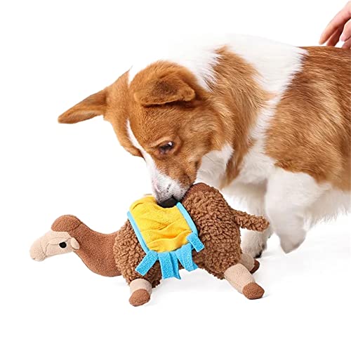 DaBoJinGo Kamel-Design, Knirschende Zähne, Lustiges Schnüffelspielzeug Für Hunde, Puzzle, Quietschende Spielzeuge, Interaktives Hundespielzeug, Hunde-Puzzle-Spielzeug,Haustier-Stressabbau-Spiel von DaBoJinGo