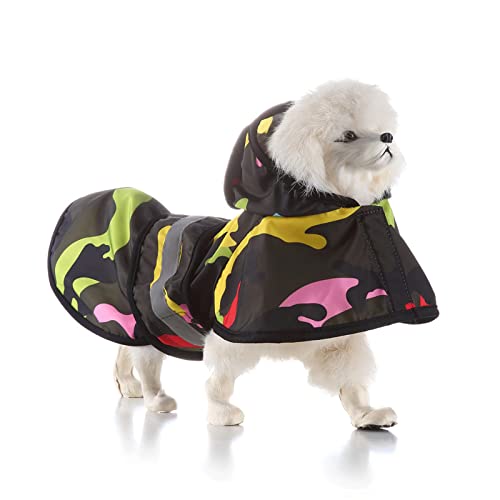 Hunde-Regenmantel – Regen-/wasserabweisend, verstellbare Lange Klettverschlüsse, stilvolle Premium-Hunde-Regenmäntel, 100% wasserdichte Regenjacke,3XL von DaBoJinGo