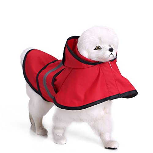 Hunde-Regenmantel – Regen-/wasserabweisend, verstellbare Lange Klettverschlüsse, stilvolle Premium-Hunde-Regenmäntel, Hunde-Regenmantel für Spaziergänge mit dem Hund,4XL von DaBoJinGo