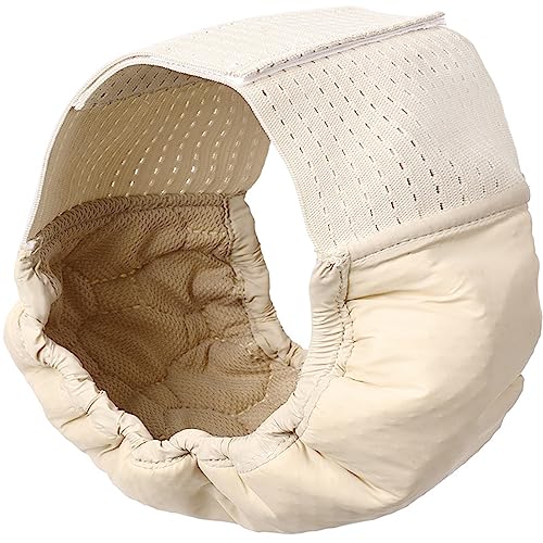 Waschbare Bauchband-Wickelwindeln für Hunde, Trainingswindel für Hunde, Bequeme Bauchwickel-Hundewindeln, wiederverwendbar, hochabsorbierende Hundewickel für Männer,M,Beige von DaBoJinGo