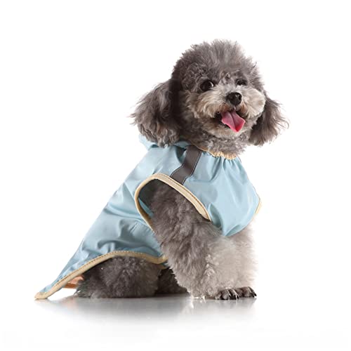 Wasserdichter Hunderegenmantel – Wasserdichter Hundemantel mit Kapuze und Reflektoren für trockene, sichere Spaziergänge, stilvolle Premium-Hunderegenmäntel,2XL von DaBoJinGo