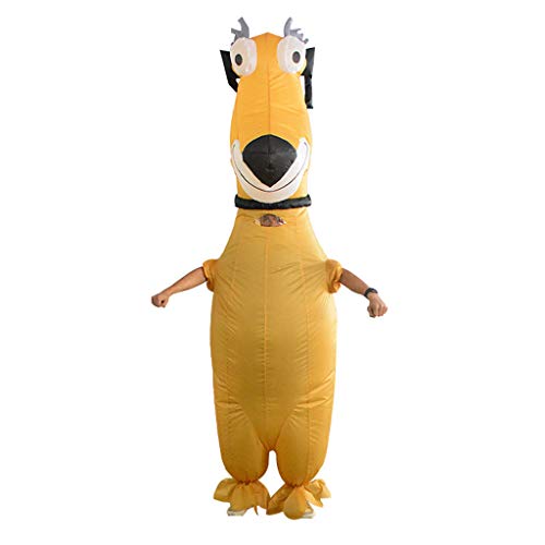 DALIN Aufblasbares Cartoon-Hundekostüm für Erwachsene, lustiges Aufblasen Outfit, Cosplay-Kostüm von DaLin