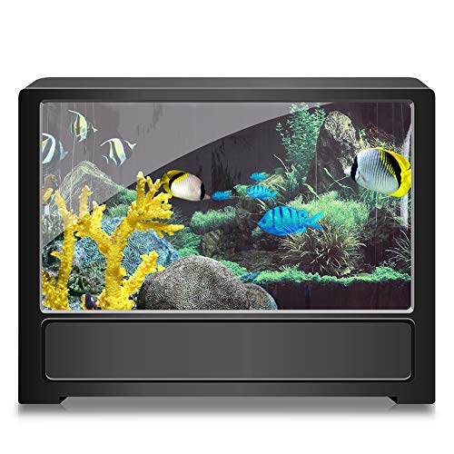 Aquarium Hintergrund Fisch Tank Koralle Dekorationen Bilder 3D Effekt PVC Selbstklebendes Poster Unterwasserwelt Hintergrund Aufkleber PVC Adhesive Decor Papier Cling Decals Poster von DaMohony