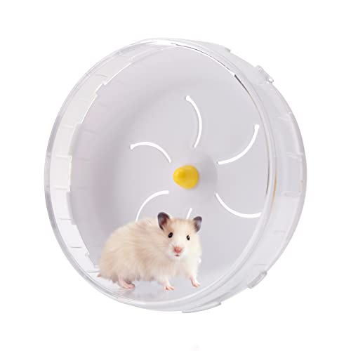 DaMohony Kleines Laufrad für Hamster, 20,3 cm, leiser Spinner, Hamster, Laufrad für Hamster, Mäuse, Rennmäuse von DaMohony