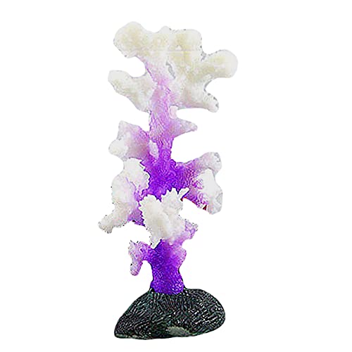 DaMohony Künstliche Meeresanemone Koralle mit leuchtendem Effekt, Silikon von DaMohony