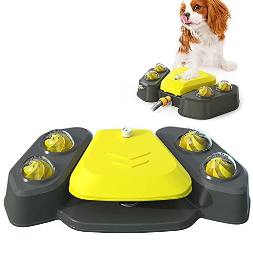 DaMohony Outdoor Hund Schritt auf Trinkwasser-Brunnen Easy Paw Wasserspender Hund Sprinkler Spielzeug DaMohony Outdoor Hund Schritt auf Trinkwasser-Brunnen Easy Paw Wasserspender Hund Sprinkler Spielzeug von DaMohony