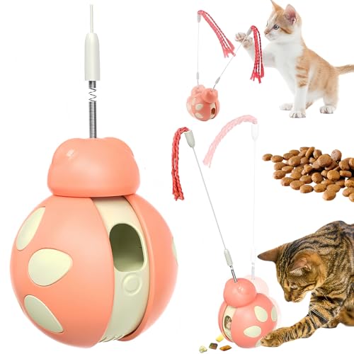 DabbOo Rosa Katzen Tumbler Spielzeug Lnteraktives Leckerli Spielzeug Katze Katze Intelligenzspielzeug Katzenspielzeug Federstab Langsames Fütterungstraining Katzenliebhaber DabbOo Rosa Katzen Tumbler Spielzeug Lnteraktives Leckerli Spielzeug Katze Katze Intelligenzspielzeug Katzenspielzeug Federstab Langsames Fütterungstraining Katzenliebhaber von DabbOo