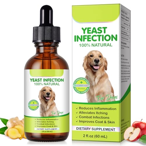 Behandlung von Hefeinfektionen für Hunde, 60 ml natürliche Tropfen zur Behandlung von juckender Haut, Linderung von Entzündungen, verbessert Fell und Haut Behandlung von Hefeinfektionen für Hunde, 60 ml natürliche Tropfen zur Behandlung von juckender Haut, Linderung von Entzündungen, verbessert Fell und Haut von Dachitian