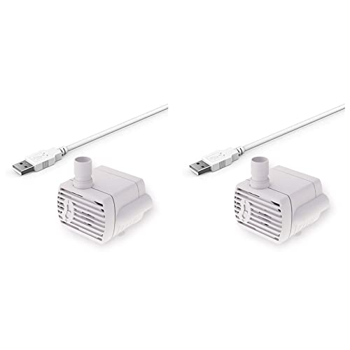 Daconovo 2X Ultra Leise Wasser Pumpe für Haustier Wasser Fontänen USB Tauch Wasser Pumpe DC5V von Daconovo