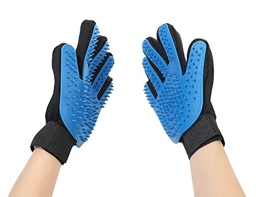DadaAA Fellpflege-Handschuh, für Haustierhaare mit langem und kurzem Fell/Haar, 1 Paar von DadaAA