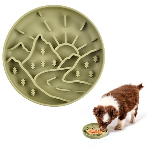 Slow Feeder Hundenapf, Interaktive Hundenapf Rutschfester, Kieselerde Fütterung Langsam Fressen, 20cm Hundenapf Antischlingnapf, Slow Down Fressnäpfe für kleine und mittelgroße Hunde Slow Feeder Hundenapf, Interaktive Hundenapf Rutschfester, Kieselerde Fütterung Langsam Fressen, 20cm Hundenapf Antischlingnapf, Slow Down Fressnäpfe für kleine und mittelgroße Hunde von Daelesr