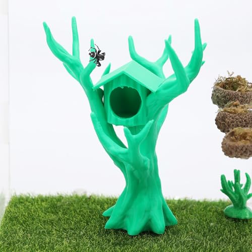 Daerky Springender Spinnenbaum, Spinnenversteckhöhle, Baumförmiges Kletterspielzeug & Höhle, 3D-gedrucktes dekoratives Zubehör für springende Spinnen, Wolfspinnen, Mantisen & kleine Baumbewohner Daerky Springender Spinnenbaum, Spinnenversteckhöhle, Baumförmiges Kletterspielzeug & Höhle, 3D-gedrucktes dekoratives Zubehör für springende Spinnen, Wolfspinnen, Mantisen & kleine Baumbewohner von Daerky