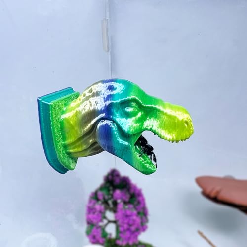 Daerky Springendes Spinnen-Versteck, 3D-gedruckter Dinosaurierkopf – ein lustiger Lebensraum für springende Spinnen, kleine Reptilien und kleine Haustiere, geeignet als Heimdekoration mit Tiergehegen Daerky Springendes Spinnen-Versteck, 3D-gedruckter Dinosaurierkopf – ein lustiger Lebensraum für springende Spinnen, kleine Reptilien und kleine Haustiere, geeignet als Heimdekoration mit Tiergehegen von Daerky