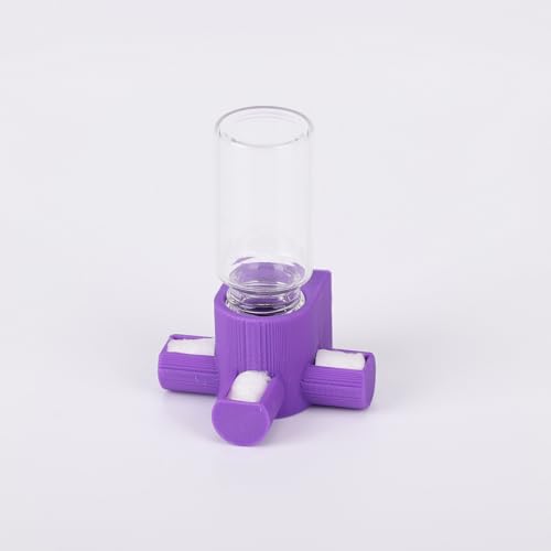 Daerky Springspinnen-Wasserspender, magnetischer Futterspender zum Aufhängen, geeignet für Springspinnen, Vogelspinnen, Beteranterinnen, Baumtiere und anderes Zubehör für Kleintiergehege, 5 ml (lila) von Daerky