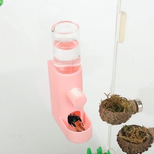Daerky Wasserspender für Kleintiere, magnetischer Futterspender zum Aufhängen und versteckte Höhle – Zubehör für springende Spinnen, Wolfspinnen, Mantisen, Baumtiere und andere kleine Kreaturen – 5 ml Daerky Wasserspender für Kleintiere, magnetischer Futterspender zum Aufhängen und versteckte Höhle – Zubehör für springende Spinnen, Wolfspinnen, Mantisen, Baumtiere und andere kleine Kreaturen – 5 ml von Daerky