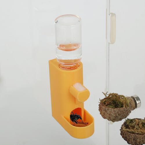 Daerky Wasserspender für Kleintiere, magnetischer Futterspender zum Aufhängen und versteckte Höhle – Zubehör für springende Spinnen, Wolfspinnen, Mantisen, Baumtiere und andere kleine Kreaturen – 5 ml Daerky Wasserspender für Kleintiere, magnetischer Futterspender zum Aufhängen und versteckte Höhle – Zubehör für springende Spinnen, Wolfspinnen, Mantisen, Baumtiere und andere kleine Kreaturen – 5 ml von Daerky
