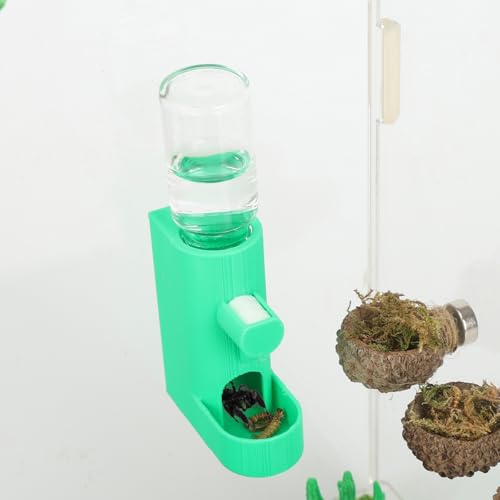 Daerky Wasserspender für kleine Tiere, magnetischer Futterspender zum Aufhängen und versteckte Höhle – Zubehör für springende Spinnen, Wolfspinnen, Mantisen, Baumtiere und andere kleine Kreaturen – 5 Daerky Wasserspender für kleine Tiere, magnetischer Futterspender zum Aufhängen und versteckte Höhle – Zubehör für springende Spinnen, Wolfspinnen, Mantisen, Baumtiere und andere kleine Kreaturen – 5 von Daerky