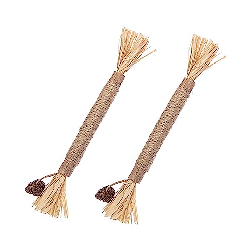 DaiUni 2 Stück Katzenminze Sticks, Katze Kauspielzeug,Katzensticks Zur Zahnreinigung,Kausticks für Katzen, Katzen Zahnpflege Spielzeug DaiUni 2 Stück Katzenminze Sticks, Katze Kauspielzeug,Katzensticks Zur Zahnreinigung,Kausticks für Katzen, Katzen Zahnpflege Spielzeug von DaiUni
