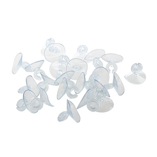 Daijianbin 24x Saugnapf Saugnapfe Saughaken Hakensauger Clip Sucker Pads fur Aquarium von Daijianbin