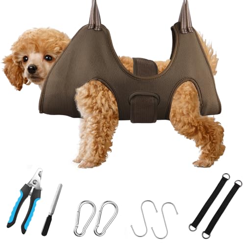 DaizySight Hundepflege Hängematte Set für Kleine Hunde Krallen Friseur - Größe S, Hängegeschirr für Nageltrimmen, Krallenschneider, Haustierpflege DaizySight Hundepflege Hängematte Set für Kleine Hunde Krallen Friseur - Größe S, Hängegeschirr für Nageltrimmen, Krallenschneider, Haustierpflege von DaizySight