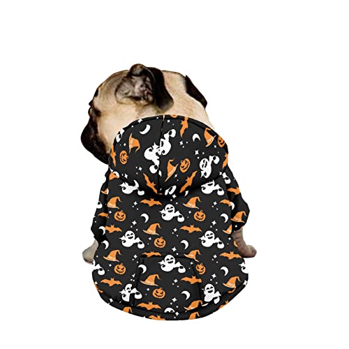 Dajingkj Halloween-Hunde-Sweatshirt für mittelgroße Hunde, große Hunde, modisch, niedlich, glücklich, Hunde-Kostüme, Haustierkleidung mit Taschen, warmer Mantel für Welpen, Herbst, Winter, Festliches Verkleiden Dajingkj Halloween-Hunde-Sweatshirt für mittelgroße Hunde, große Hunde, modisch, niedlich, glücklich, Hunde-Kostüme, Haustierkleidung mit Taschen, warmer Mantel für Welpen, Herbst, Winter, Festliches Verkleiden von Dajingkj