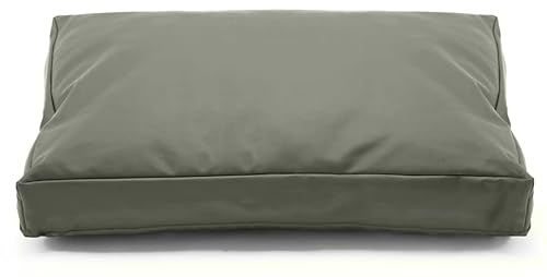 Dalema Hundebett-Bezug, wasserdicht, robuster Kunststoff, antihaftbeschichtet, leicht zu reinigen, rechteckig, befüllbar, mit Reißverschluss (Graugrün, 137,2 cm L x 111,8 cm B x 10,2 cm T, nur Bezug) Dalema Hundebett-Bezug, wasserdicht, robuster Kunststoff, antihaftbeschichtet, leicht zu reinigen, rechteckig, befüllbar, mit Reißverschluss (Graugrün, 137,2 cm L x 111,8 cm B x 10,2 cm T, nur Bezug) von Dalema