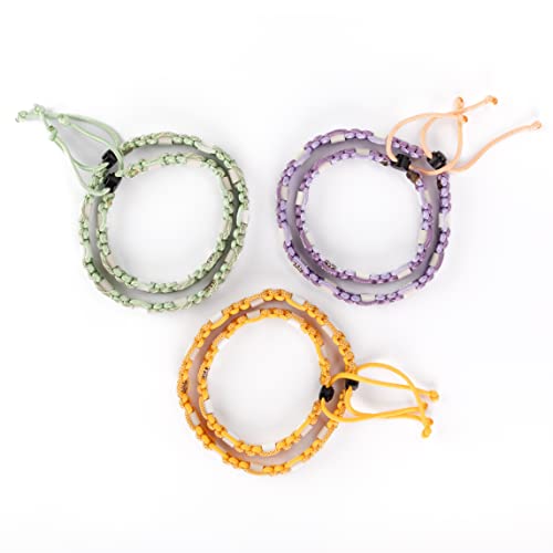 Dalias Dogs - Premium EM-Keramik Hundehalsband Katze Halsband Hund Schmuckhalsband Hundehalsband Paracord(15-20 cm, Guacamole) von Dalias Dogs