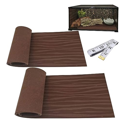 Damooo Reptilienmatte und wendbares Substrat, Bartagamenteppich, Terrarieneinlage für Eidechse, Chamäleon, Gecko, Schlange, Ceratophrys, 89 x 44 cm, 2 Stück Damooo Reptilienmatte und wendbares Substrat, Bartagamenteppich, Terrarieneinlage für Eidechse, Chamäleon, Gecko, Schlange, Ceratophrys, 89 x 44 cm, 2 Stück von Damooo