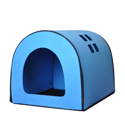 Danchen 2-in-1-Filz-Hundehütte, große Hunde- und Katzenhöhle für drinnen und draußen, gemütliches Hundebett mit orthopädischem Kissen, Anti-Angst-Schlaf, kuscheliges Haustierbett (M: 70 x 60 x 60 cm, Danchen 2-in-1-Filz-Hundehütte, große Hunde- und Katzenhöhle für drinnen und draußen, gemütliches Hundebett mit orthopädischem Kissen, Anti-Angst-Schlaf, kuscheliges Haustierbett (M: 70 x 60 x 60 cm, von Danchen